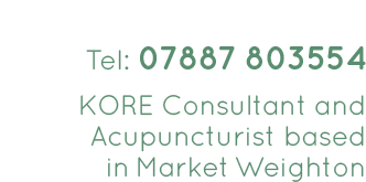 KORE Consultant and Acupuncturist